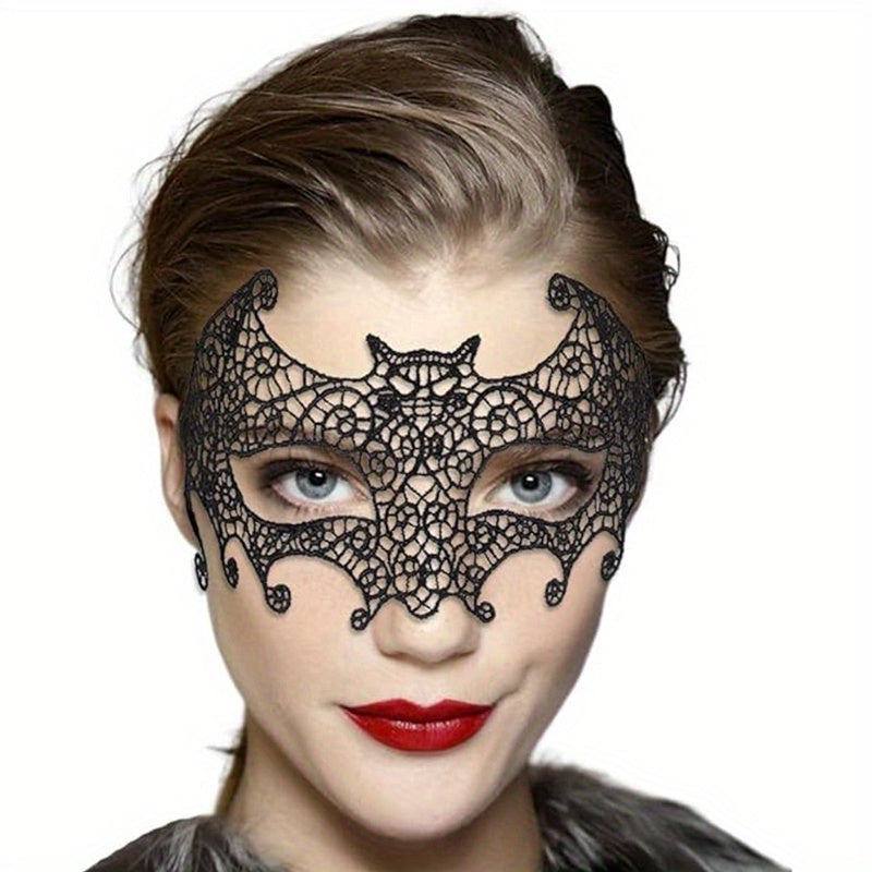 Halloween Lace Masks Black Masquerade Ball Venetian Eyemask Cosplay Costume Jewelry For Women