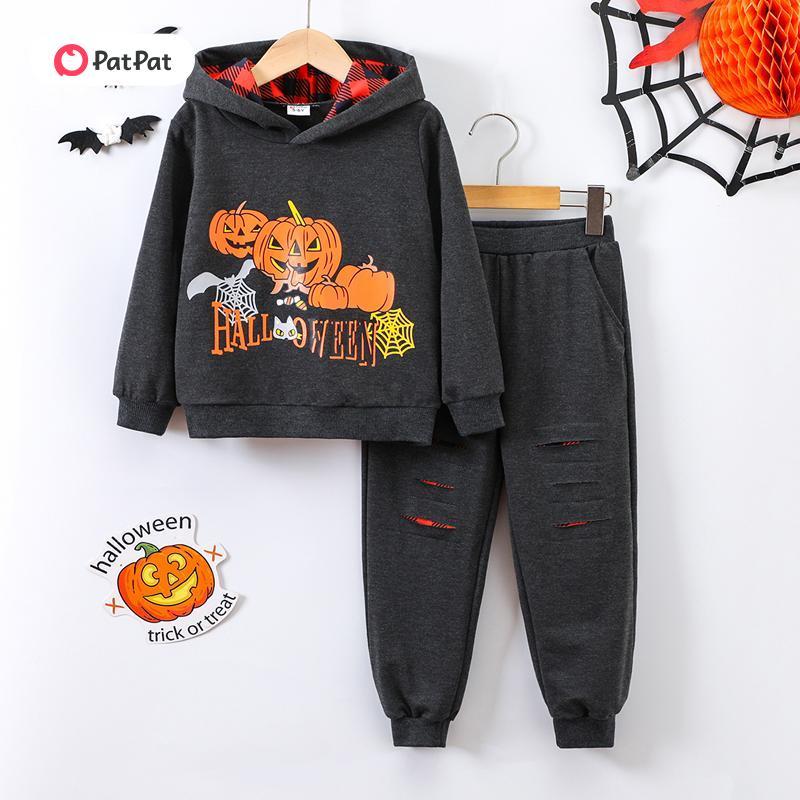 PatPat 2pcs Kid Boy Halloween Avant-garde Set