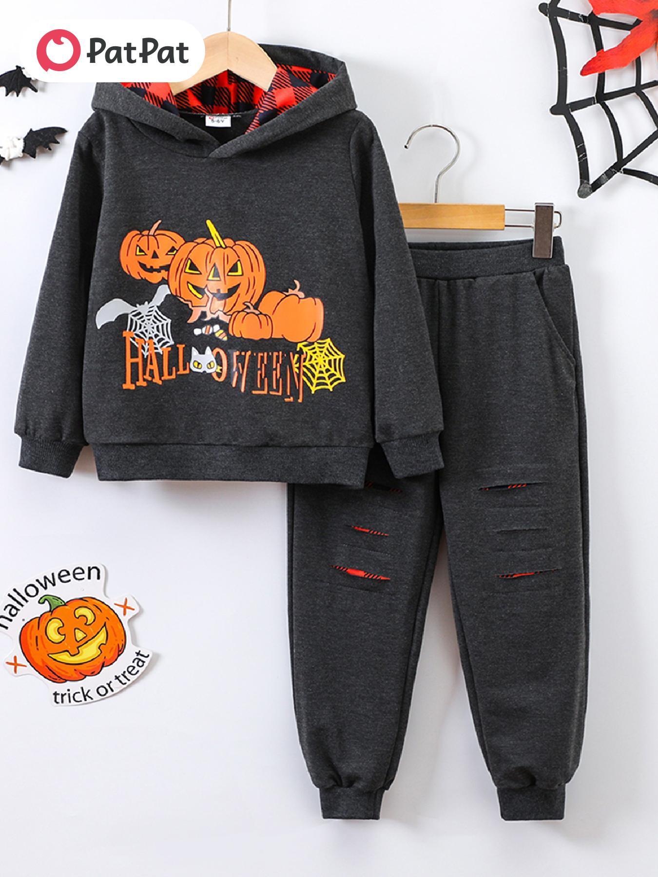 PatPat 2pcs Kid Boy Halloween Avant-garde Set