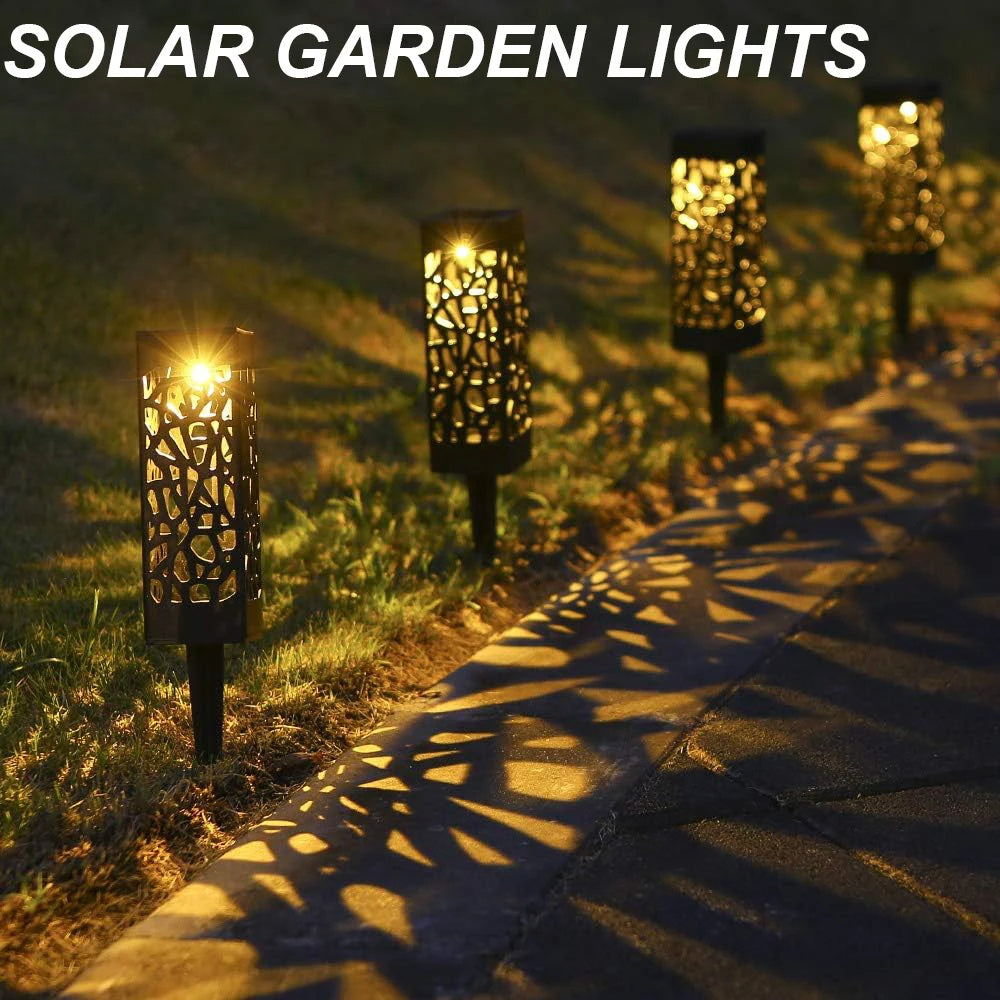 12pcs 6pcs Led Solar Pathway Lights Waterproof Outdoor Solar Lamp Garden Light For Garden/Landscape/Yard/Patio/Walkway Lighting