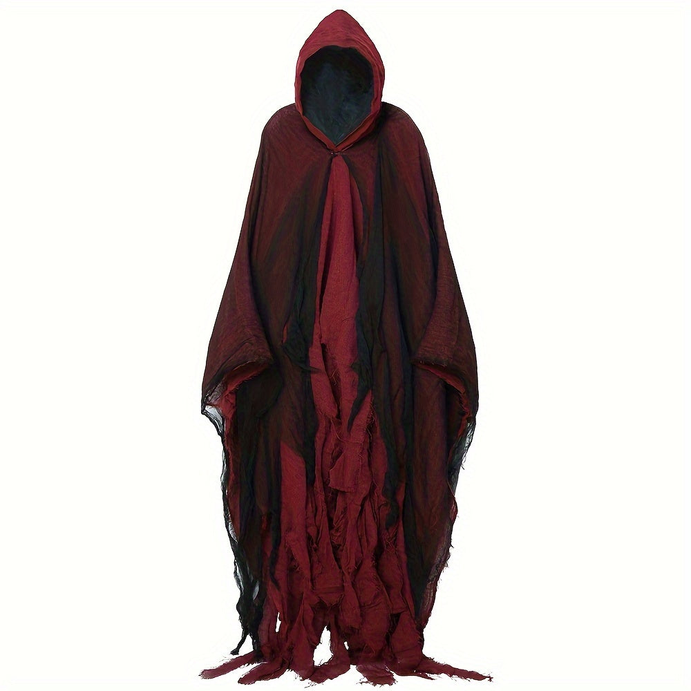 1pc Halloween Cloak, Skeleton Clothes, Mask, Ghost House, Chamber Of Secrets, Dressing Up Zombies, Costume Props Halloween