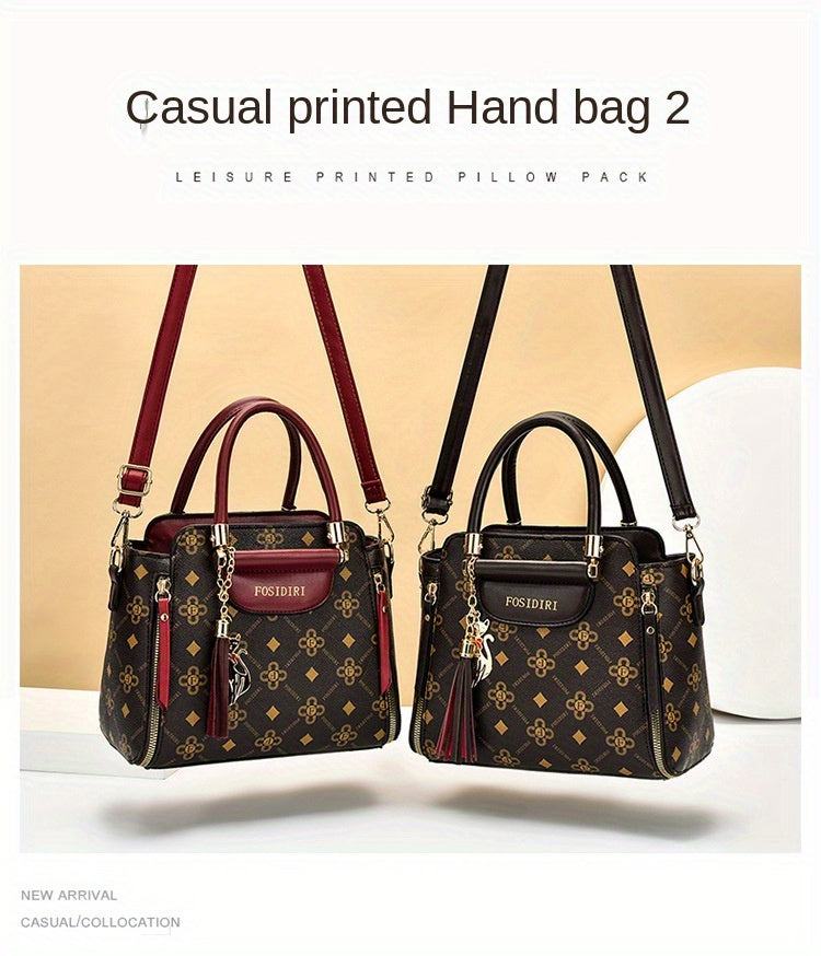 Large Capacity Handbag Fashionable Fashionable High-Grade Elegant All-Match Shoulder Messenger Bag