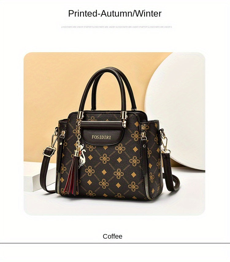 Large Capacity Handbag Fashionable Fashionable High-Grade Elegant All-Match Shoulder Messenger Bag