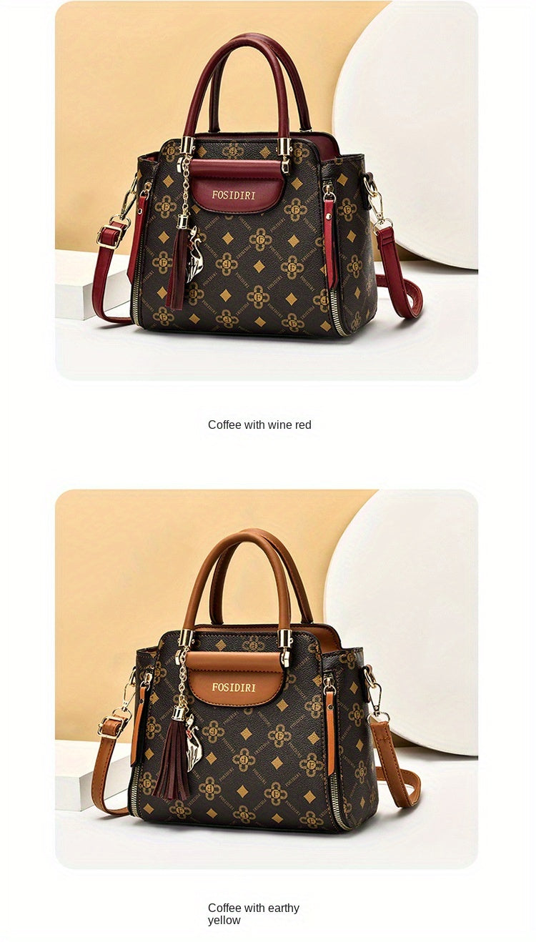 Large Capacity Handbag Fashionable Fashionable High-Grade Elegant All-Match Shoulder Messenger Bag