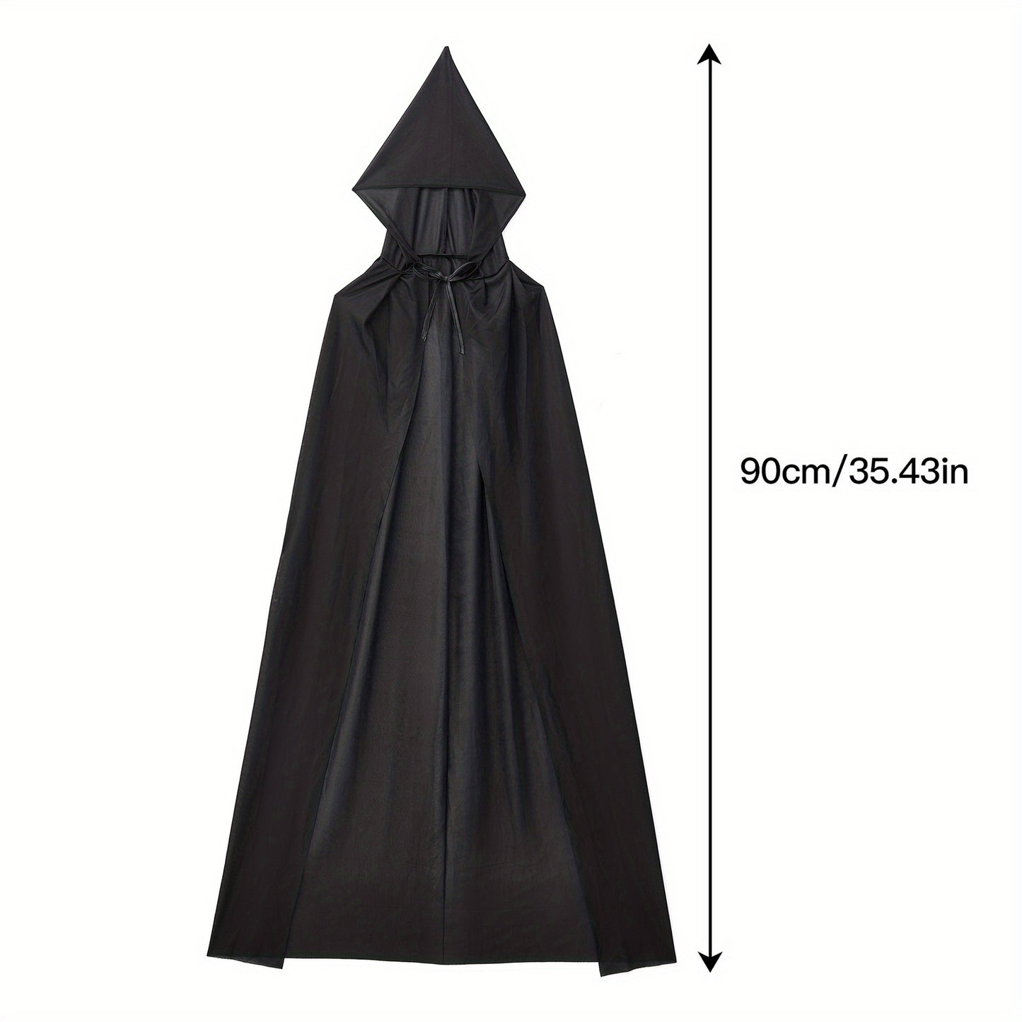 Halloween Grim Reaper Costume Set for Men Kids Boys 5pcs Scary Death Outfit with Black Robe+Skeleton Gloves+Face Mask+Light Up Red Eye Glasses+Scythe