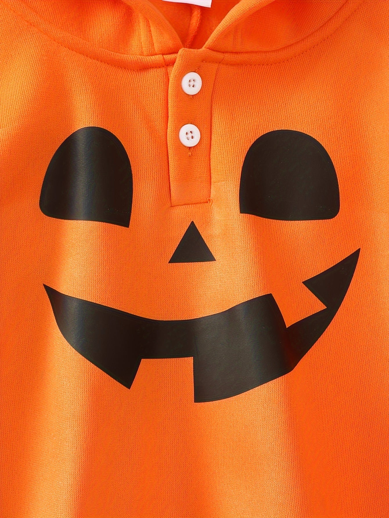 Spooky Pumpkin Hooded Cape - Cute Halloween Costume For Girls | Cozy Polyester Blend With Button Detail & Machine Washable