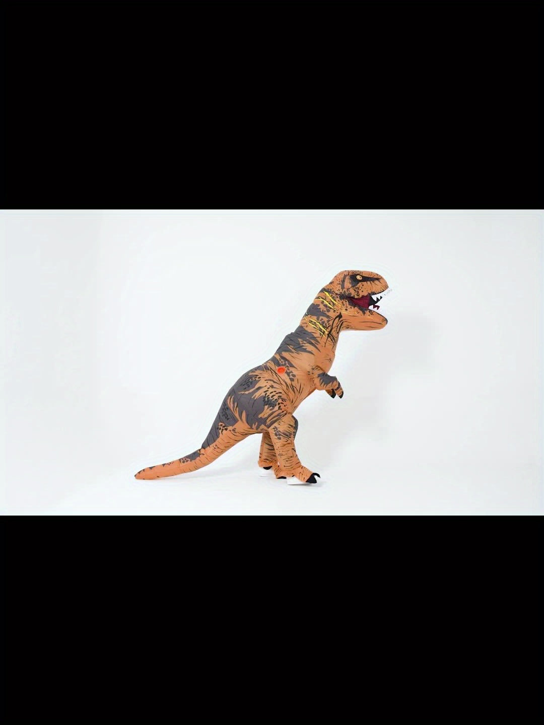 2pcs Inflatable Dinosaur Costume Adult Fancy Dinosaur Suit Blow Up Trex Full Body Dino Costume For Halloween Cosplay Party