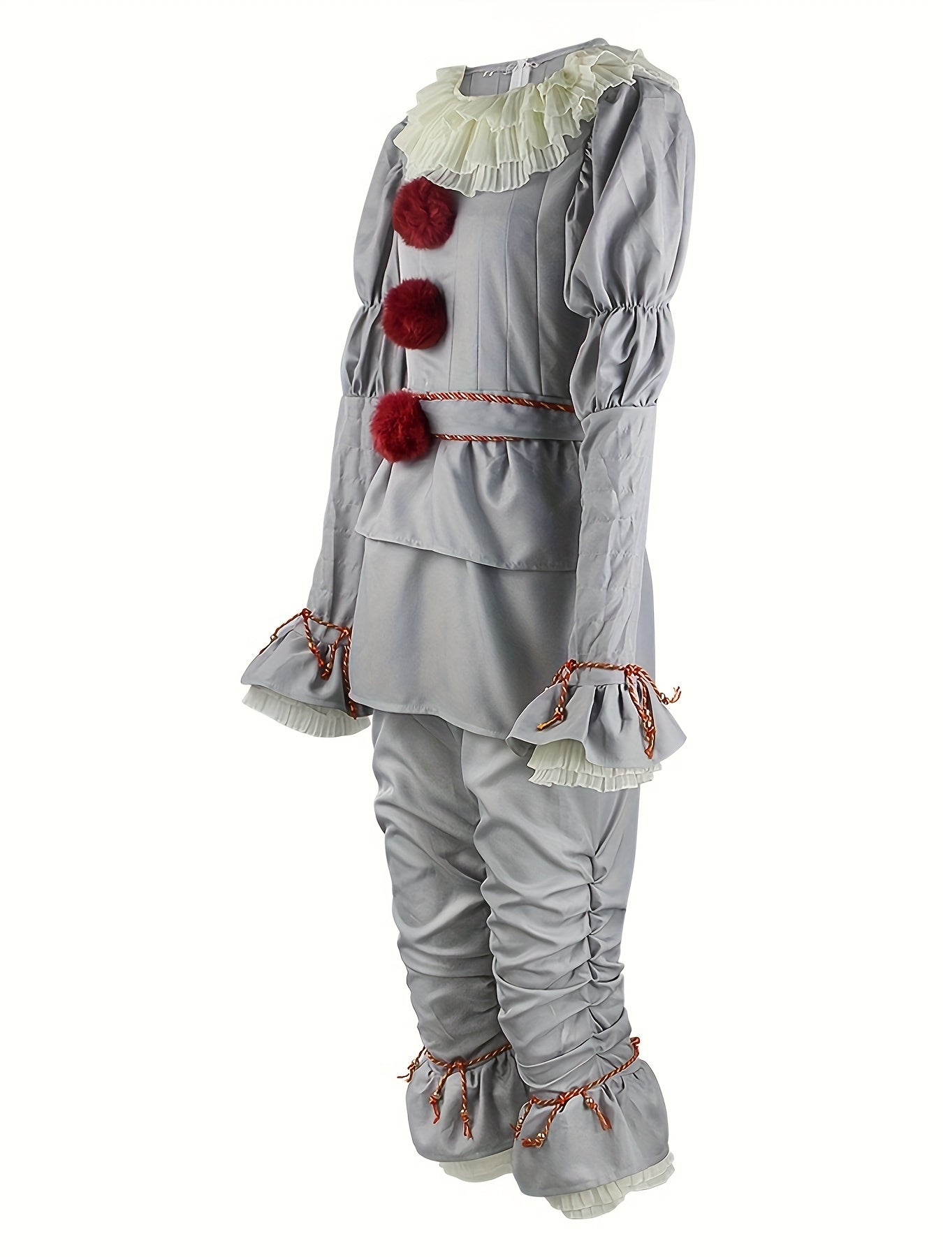 Boys Halloween Scary Clown Character Clothing, Horror Style Halloween Clothes For Party