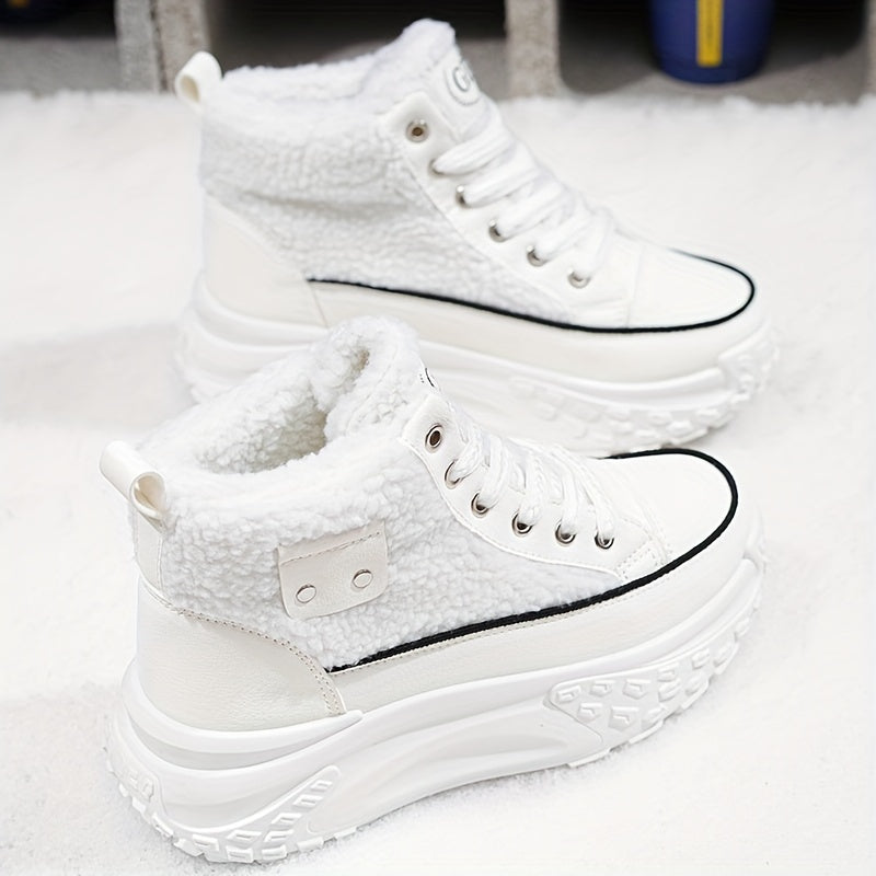 Winter/Fall New Plus Velvet Thickened Cotton Shoes Women's Snow Boots