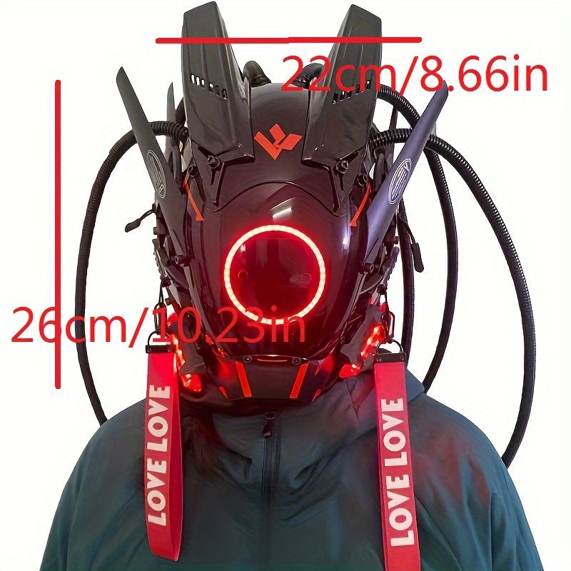 Punk Mask Cosplay For Men, Cosplay Halloween Mask Fit Party Music Festival Accessories