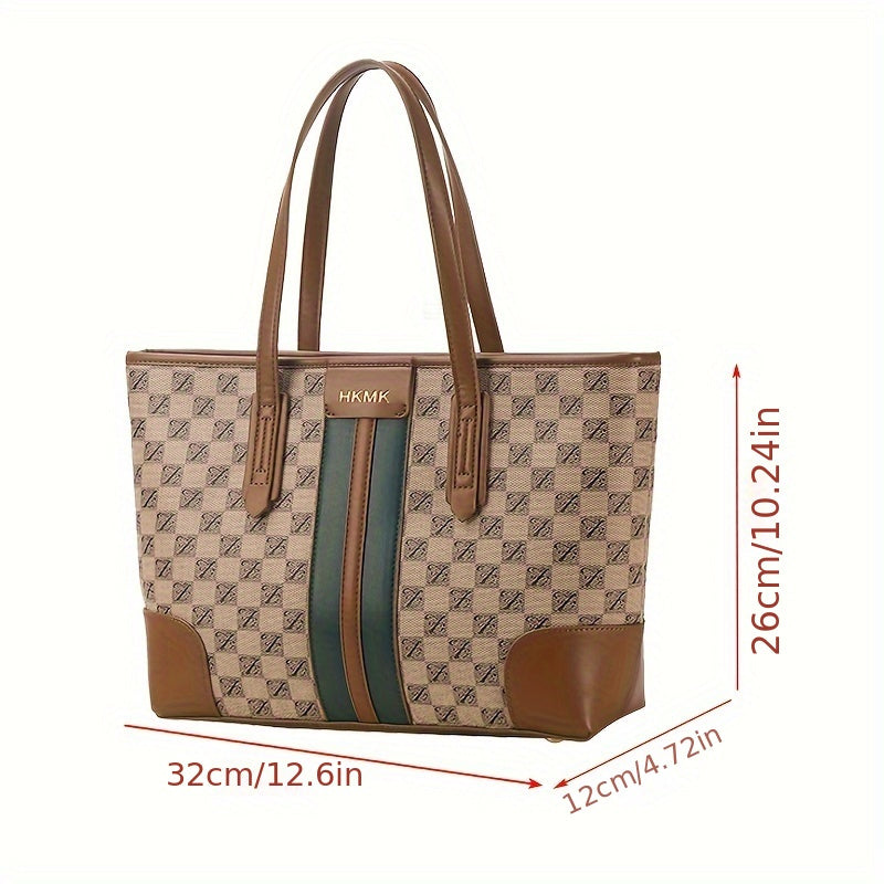 Luxury Women's Handbag, Large Capacity Tote Bag, Stylish And Versatile Shoulder Bag