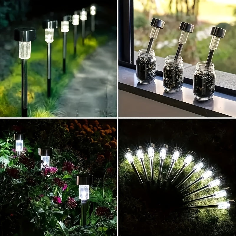 20/30/40/50packs, Outdoor Solar Landscape Lawn Lights, Outdoor Lights, Solar Garden Lights, Solar Garden Lights For Passages, Patios, Yards, Lawns, Sidewalks, Decks And Driveways