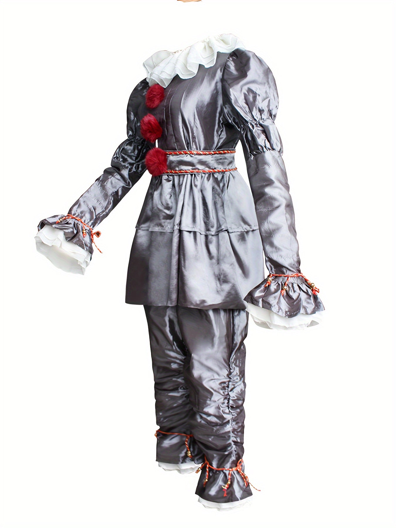 Boys Halloween Scary Clown Character Clothing, Horror Style Halloween Clothes For Party