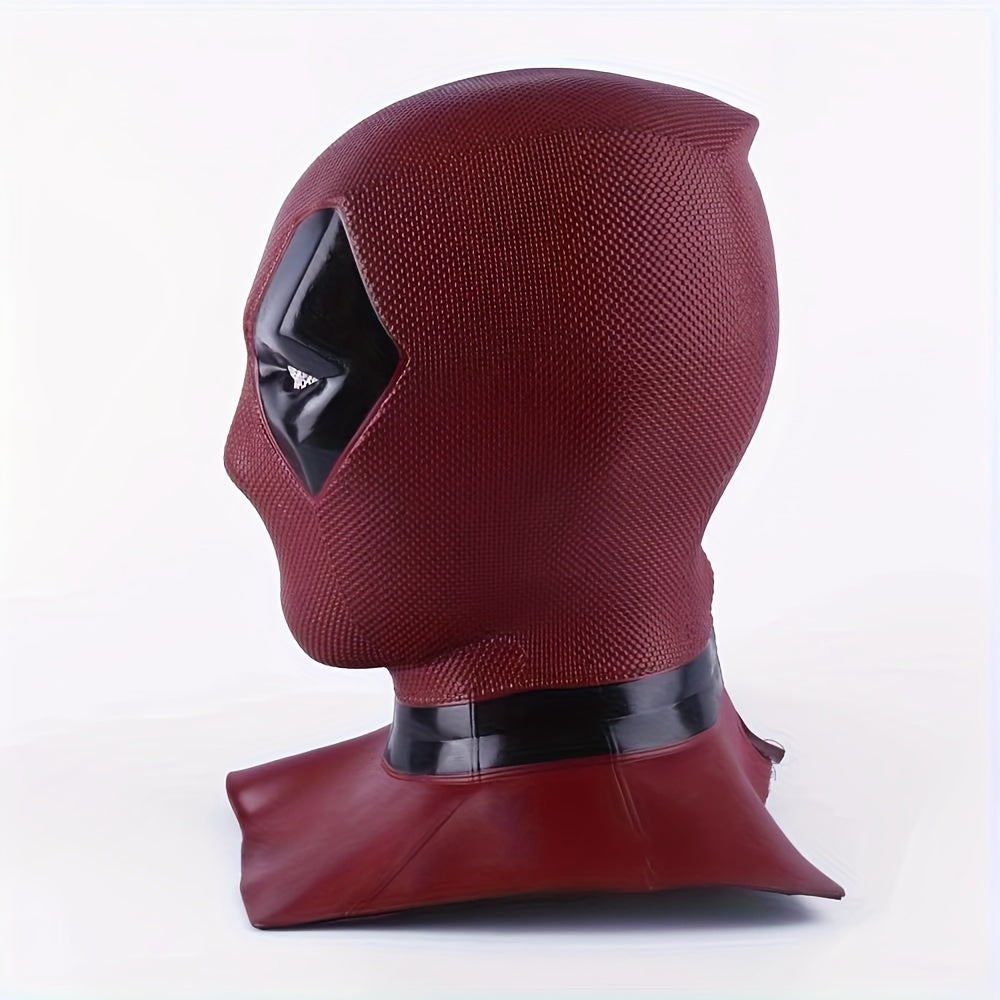 1pc, Deadman Head Cover Cosplay Halloween Funny Props Mask Marvel Movie Viewing Peripheral Latex Mask Holiday Party Accessories