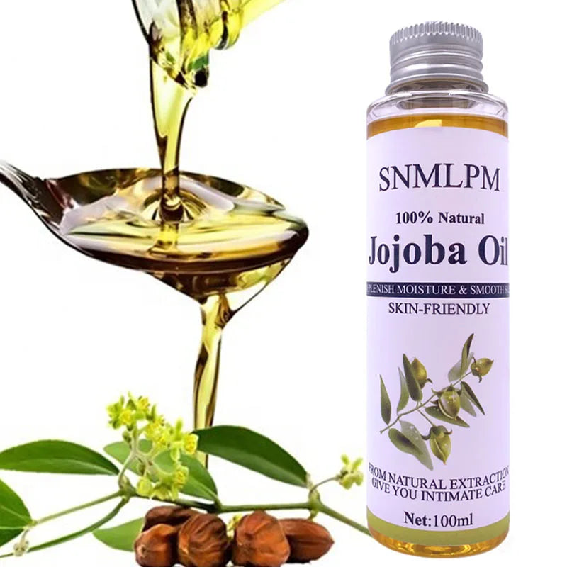 100% Natural Organic Jojoba Oil Best Skin Care Relaxing  Moisturizing Oil Control Hydration Massage Oils 100ml