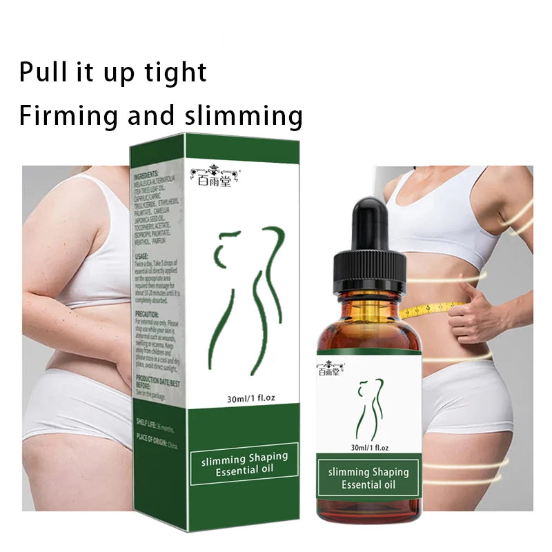 BAIYUTANG Slimming Products Lose Weight Essential Oils Thin Leg Waist Fat Burner Burning Anti Cellulite Weight Loss Slimming Oil