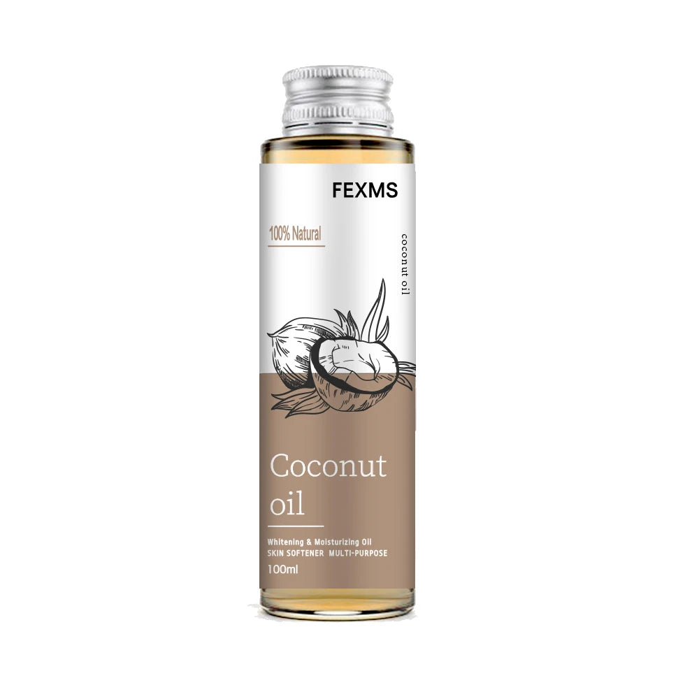 Coconut Oil - Relaxing Massage Oil, Liquid Carrier Oil for Diluting Essential Oils - Skin, Lip, Body & Hair Oil Moisturizer