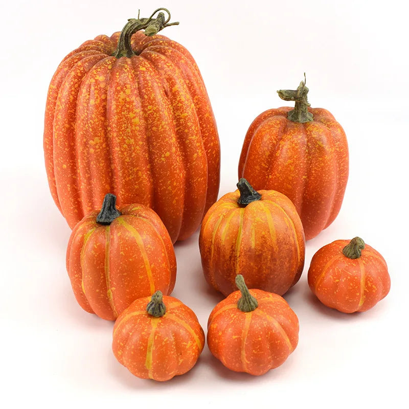 7PCS Simulation Pumpkin Model Fake Vegetable   DIY Craft Home Decoration