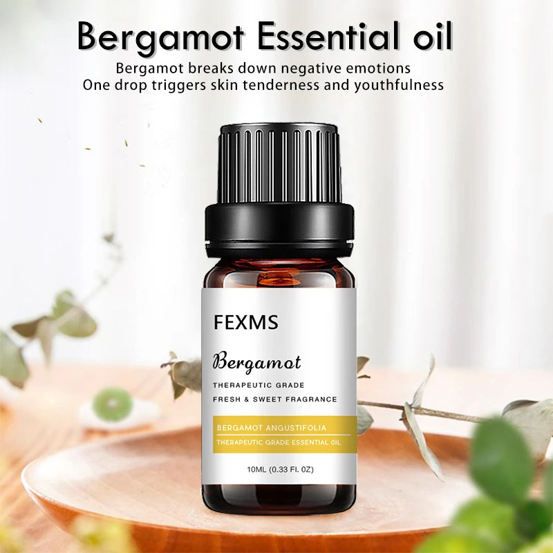 Bergamot Essential Oil  For Diffuser, Humidifier, Massage, Aromatherapy, Skin & Hair Care