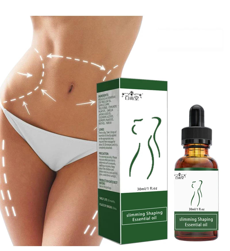 BAIYUTANG Slimming Products Lose Weight Essential Oils Thin Leg Waist Fat Burner Burning Anti Cellulite Weight Loss Slimming Oil