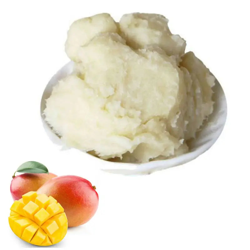 100g Organic Mango Butter Raw Anti Wrinkle Deep Moisturizing Improve Dull Skin Smoothing Body Massage Skin Care Emollient Oil