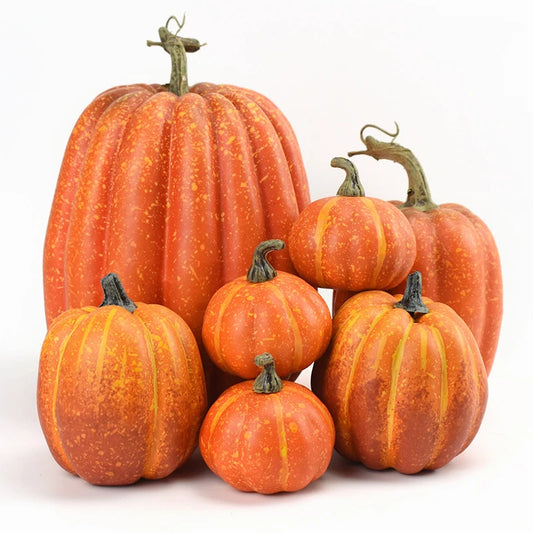 7PCS Simulation Pumpkin Model Fake Vegetable   DIY Craft Home Decoration