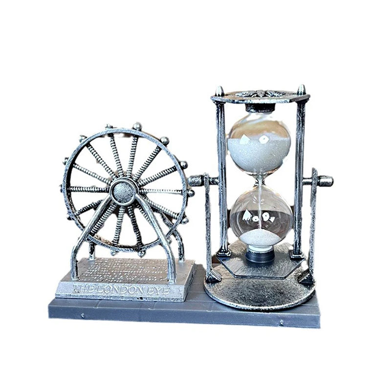 Creative Gift Retro Ferris Wheel Quicksand Hourglass Ornaments Domestic Desktop Decoration Crafts