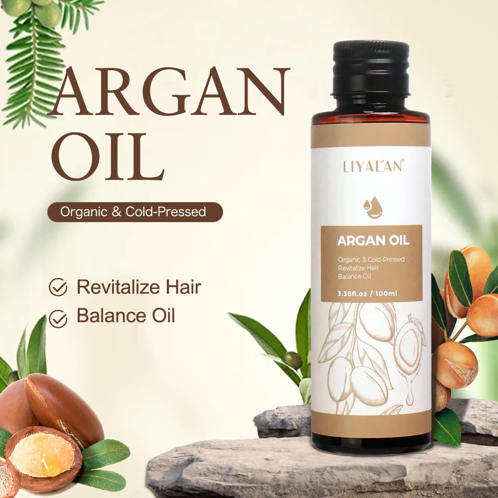 100ml Argan Oil For Hair Nourish Repair Damaged Balance Oil Organic Essence Enhance Improve Drying Skin Body Care