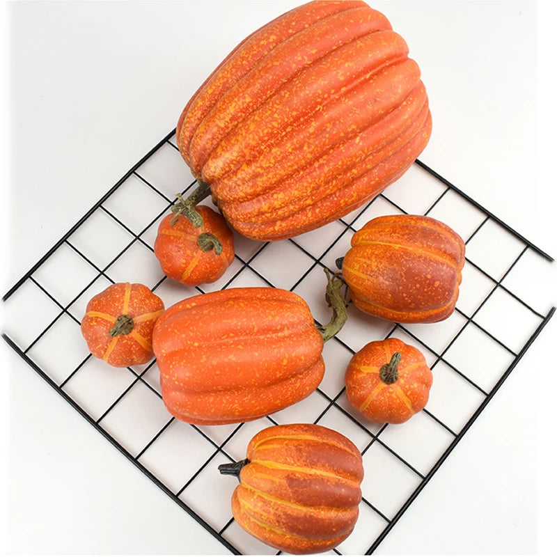 7PCS Simulation Pumpkin Model Fake Vegetable   DIY Craft Home Decoration