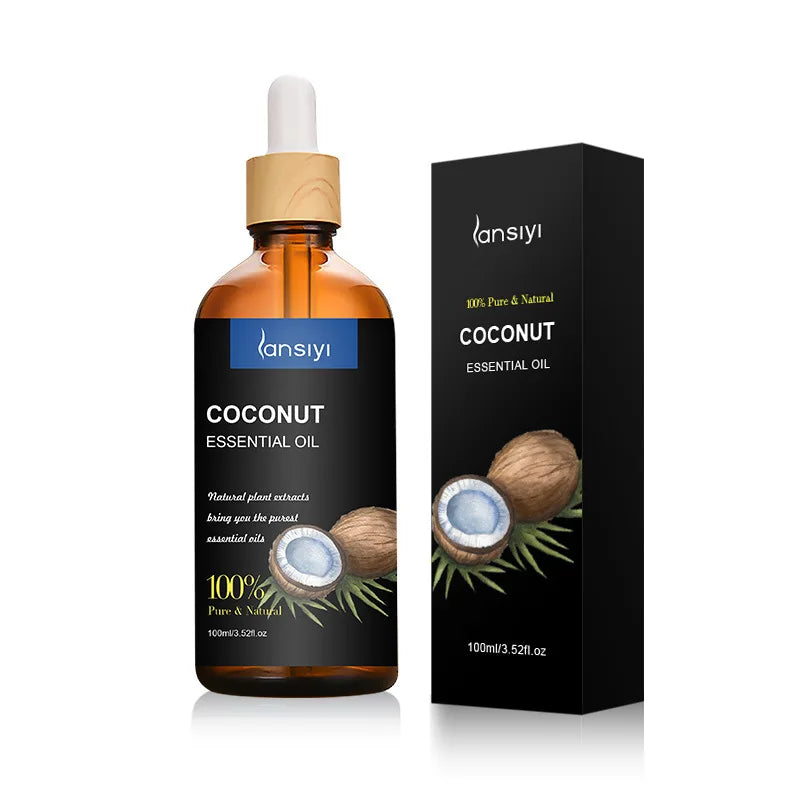 100% Natural Organic Virgin Coconut Oil Body and Face Massage Best Skin Care Massage Relaxation Oil Control 100ml For Diffusers