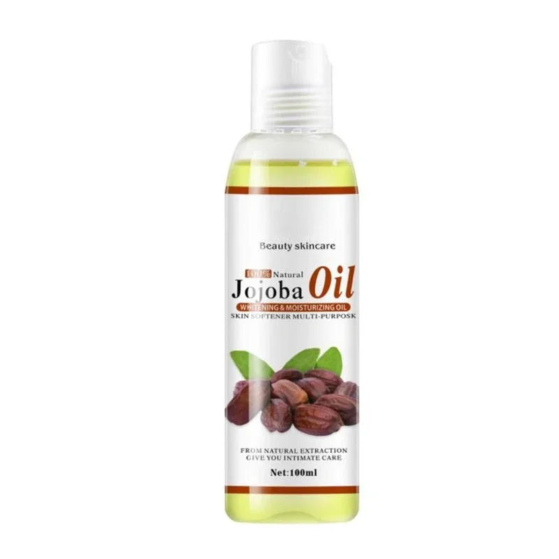 100ml Brand Natural Organic Jojoba Oil Massage Skin Care Relieve Stress Relaxing Moisturizing brighten Tone Essential Oil