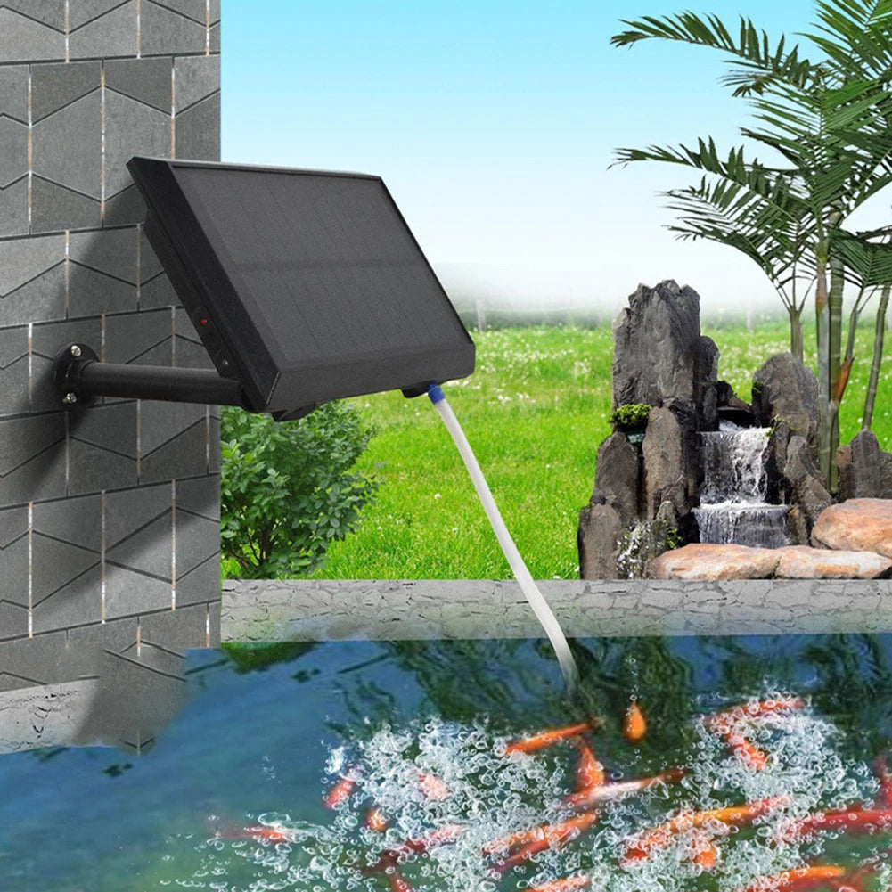 Air Pump Solar Aquarium Outdoor Fishing Oxygen Pump Rechargeable Oxygen Pump For Fishing Fish Tranportation