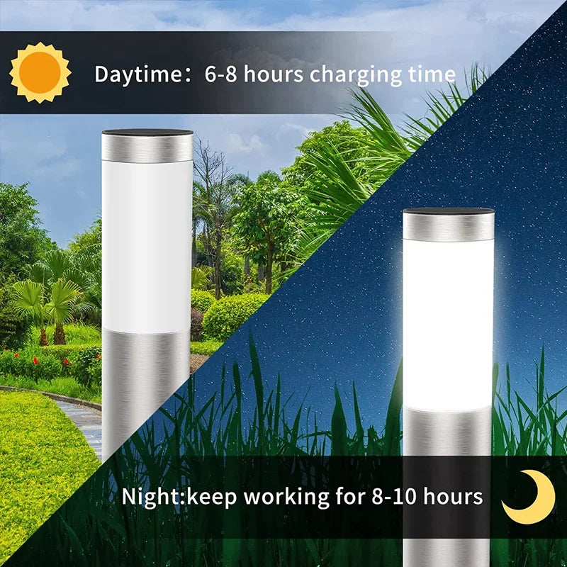 Outdoors Led Solar Lights Garden Lights Solar Led Lawn Lamps Street Lighting For Garden Decoration Solar Powered Path Lights