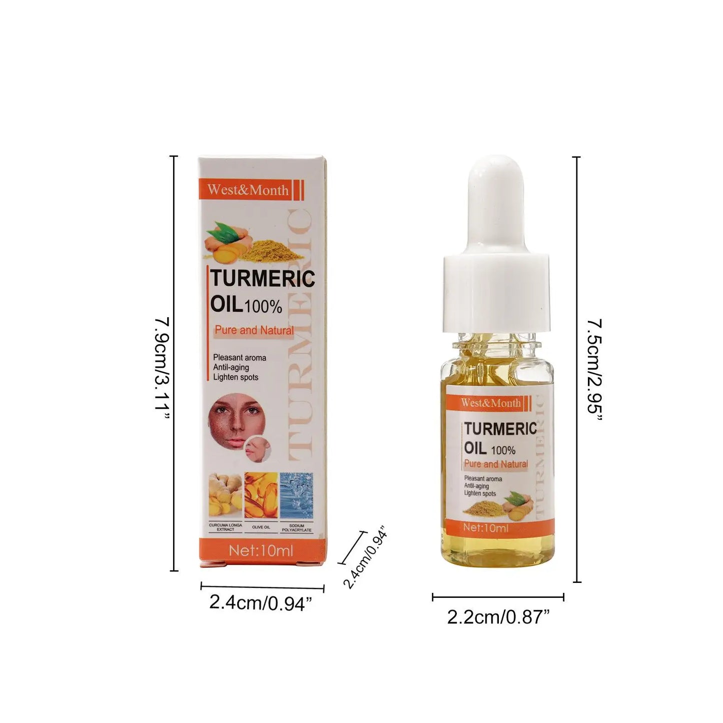 10ml Turmeric Essential Oil Organic Tumeric Oil For Dark Spots 100 Pure And Natural Therapeutic Grade Essential Oil Skin Care