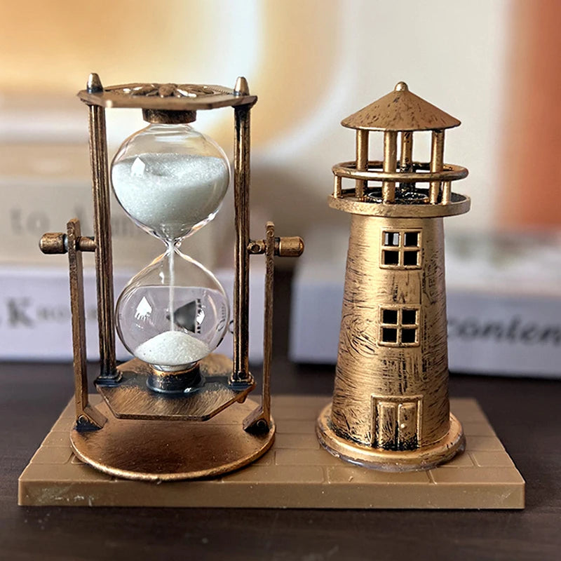 Creative Gift Retro Ferris Wheel Quicksand Hourglass Ornaments Domestic Desktop Decoration Crafts