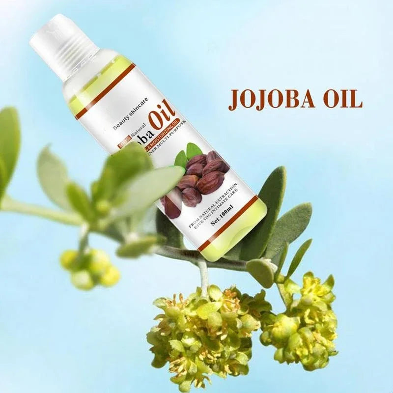 100ml Brand Natural Organic Jojoba Oil Massage Skin Care Relieve Stress Relaxing Moisturizing brighten Tone Essential Oil