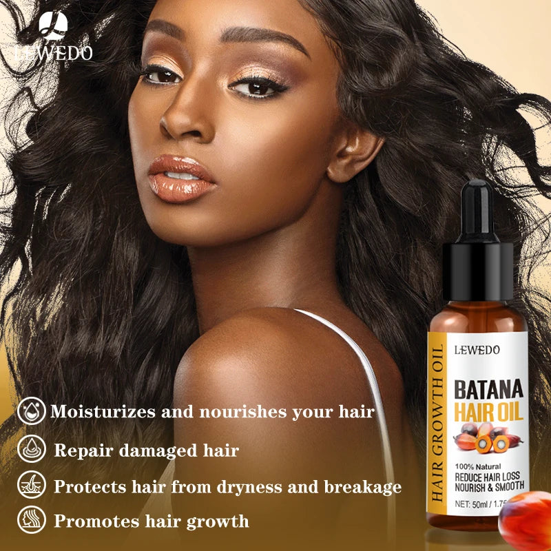 Natural 100% Pure Batana Oil For Hair Growth Batana Oil Butter Hair Mask From Honduras Hair Loss Treatment For Black Men & Women