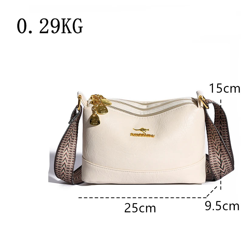 Sac A Main High Quality Soft Leather Luxury Purses And Handbags Female Bags Designer Multilayer Women Shoulder Crossbody Bags