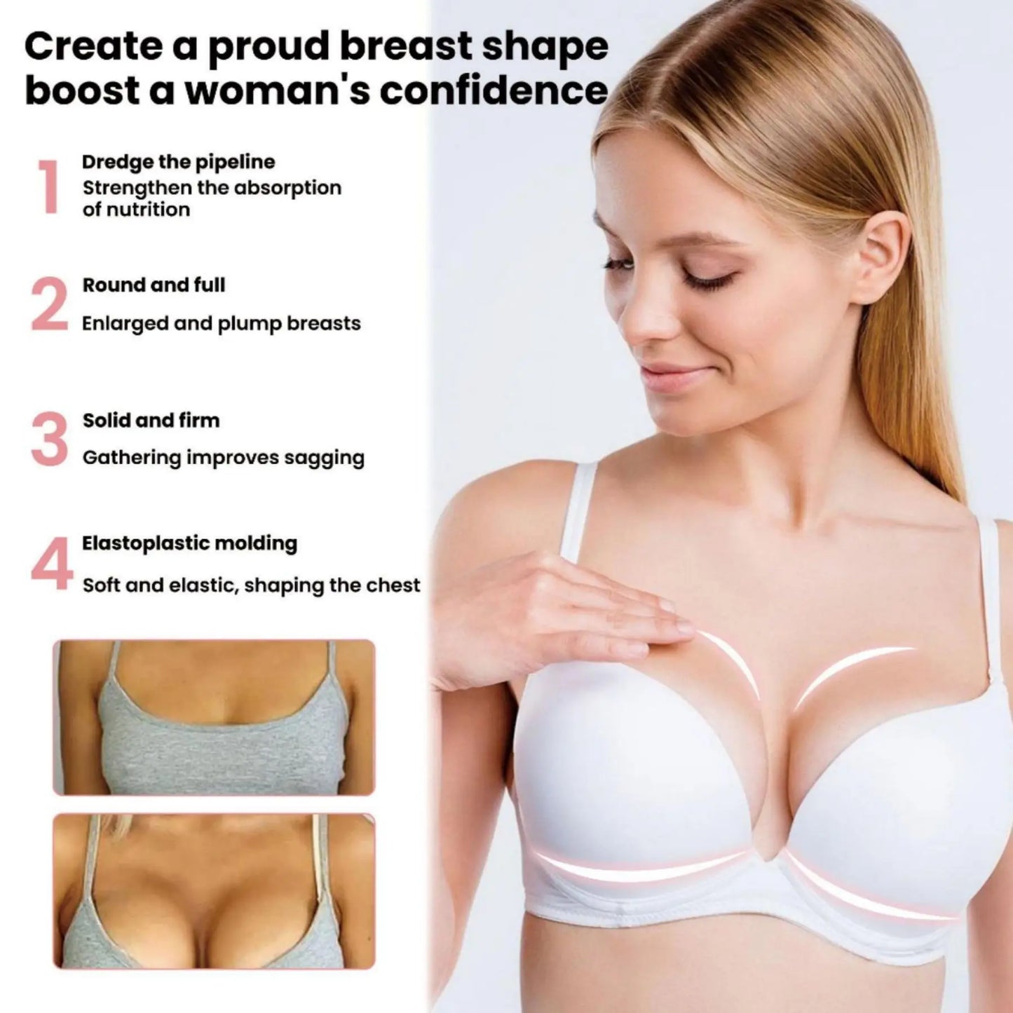 Breast Enlargement Oil Essential Oils Essence Natural Bust Enhancer Nourishing Plumping Lifting Massage Products Chest Firming