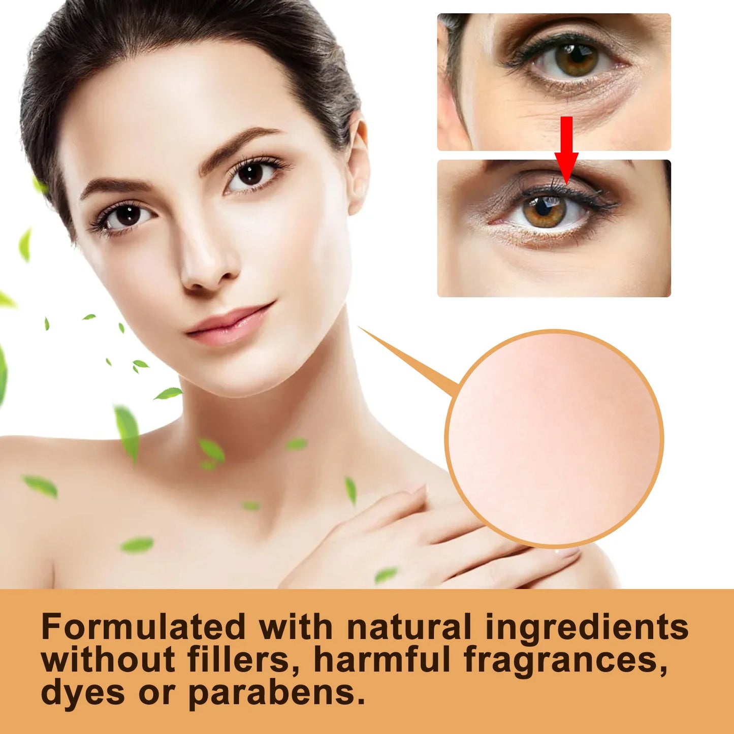 Sodium Hyaluronate Face Serum Lifting Firming Skin Essence Natural Plant Extracts Fade Fine Lines Moisturizing Nourishing