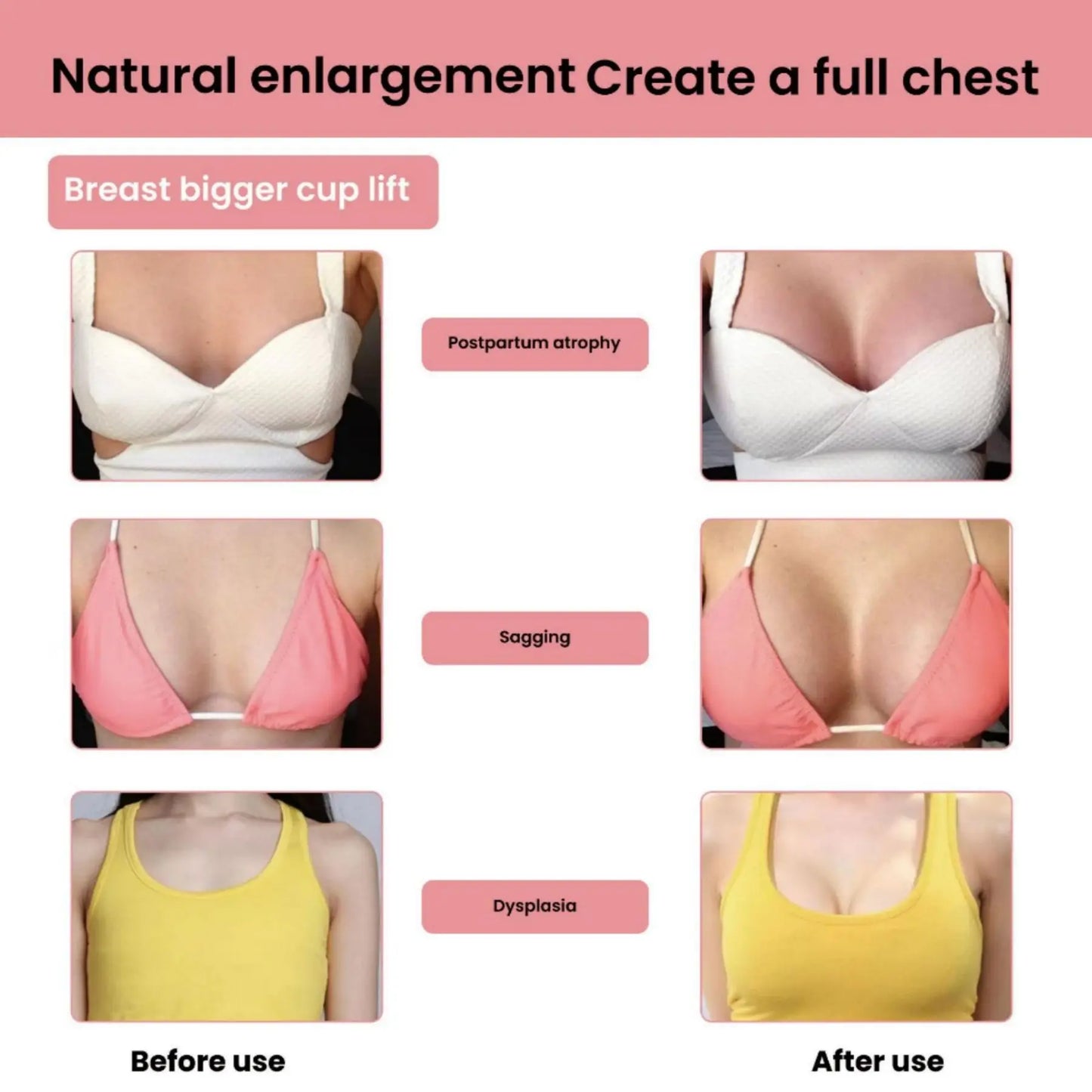 Breast Enlargement Oil Essential Oils Essence Natural Bust Enhancer Nourishing Plumping Lifting Massage Products Chest Firming