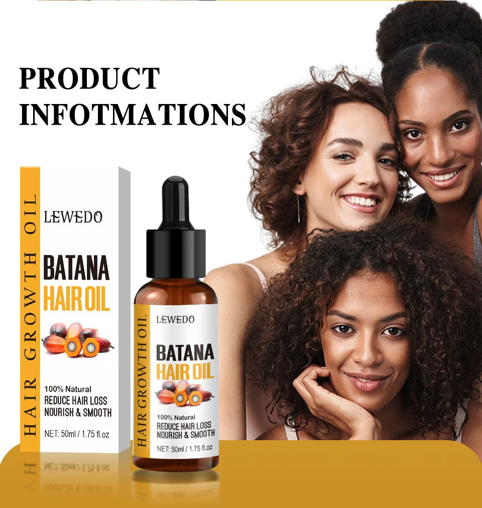 Natural 100% Pure Batana Oil For Hair Growth Batana Oil Butter Hair Mask From Honduras Hair Loss Treatment For Black Men & Women