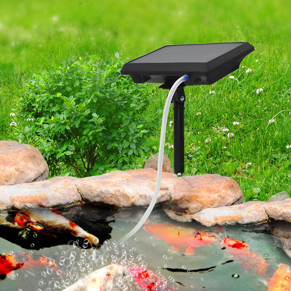 Air Pump Solar Aquarium Outdoor Fishing Oxygen Pump Rechargeable Oxygen Pump For Fishing Fish Tranportation