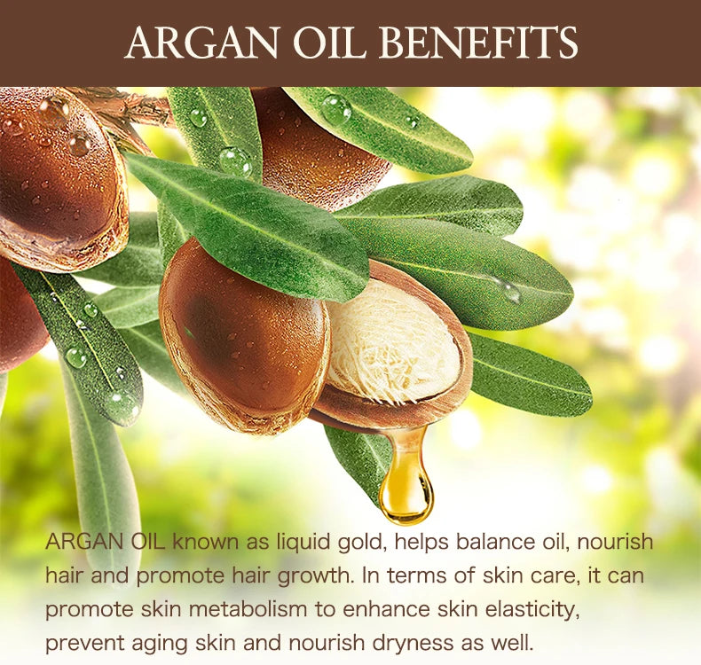 100ml Argan Oil For Hair Nourish Repair Damaged Balance Oil Organic Essence Enhance Improve Drying Skin Body Care