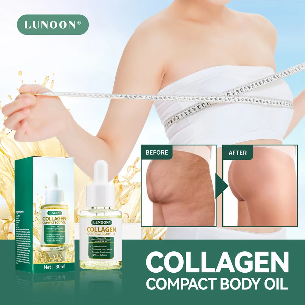 30 ml Collagen Lifting Body Oil Nourishing Hydrating Body Skin Lifting Pure Plant Extracts Organic Body Massage Essential Oil