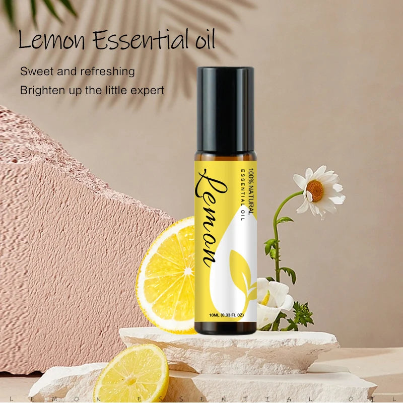 100% Pure & Natural Organic Lemon Essential Oil for Aromatherapy Diffuser, Bath, Skin Care - Lemon Aromatherapy Oi