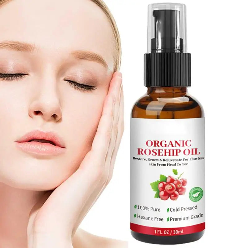 Rosehip Oil Organic Rose Hips Face Oils 30ml Fast-Absorbing Skin Care Moisturizer Face Oil Organic Rosehip Seed Oil essence