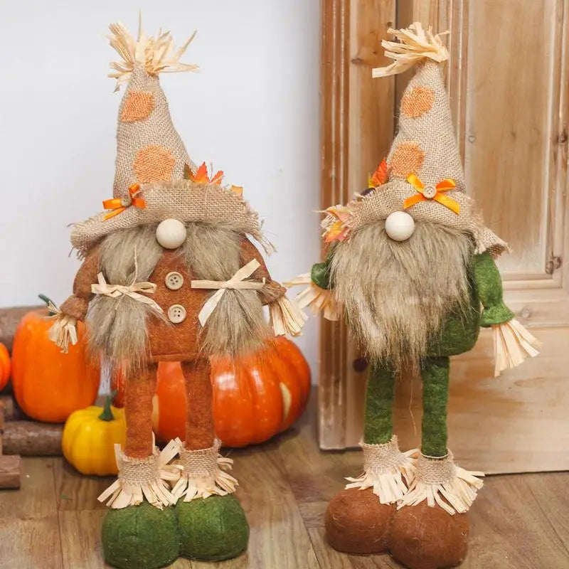 Gnome Table Decor Thanksgiving Standing Dwarf Decorations Cute Autumn Decoration Portable Home Decor For Farmhouse Parties