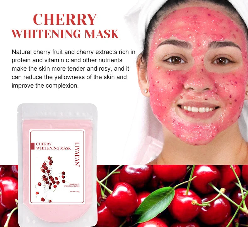 Hydrojelly Peel Off Mask Powder Face Skin Brightening Lighten Acne Blackheads Facial Clean Pores Rose Jelly SPA Facial Skin Care