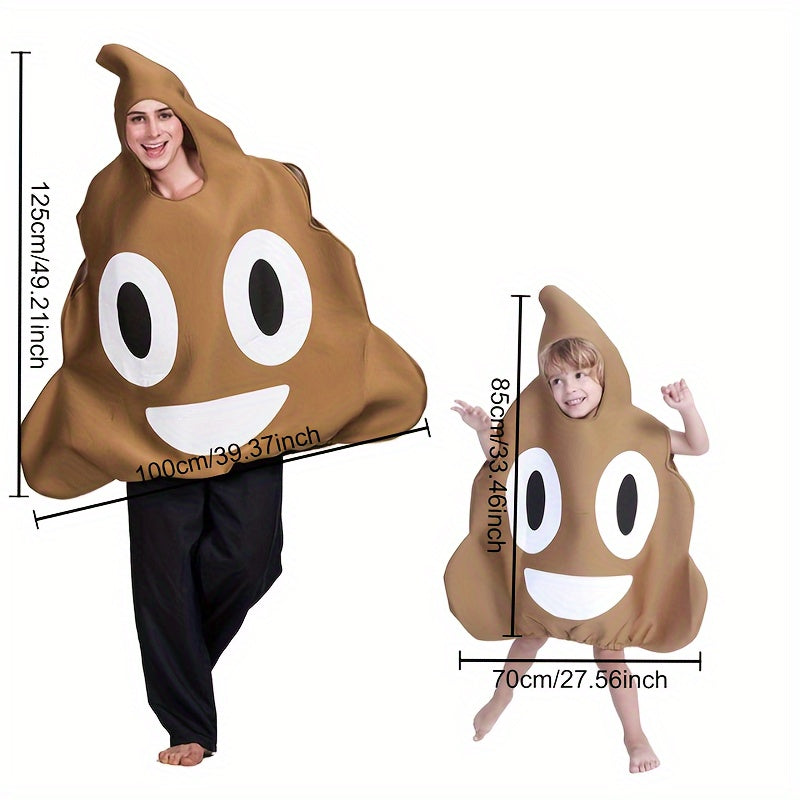 Fun And Creative Costumes - Novel Halloween Role-playing Costumes, Suitable For Campus Parties And Pranks, Poop And Funny Costumes, Cosplay Costumes For Campus Party Activities